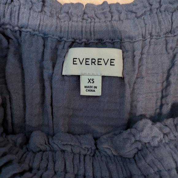 Evereve gauze blue jumpsuit xs - Picture 3 of 4